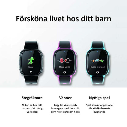 Smartwatch barn i 3 olika kulörer vattentät röstmeddelande