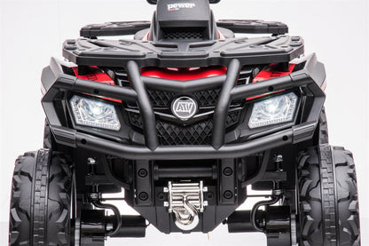 Azeno Dirty Raptor III – kraftfull ATV med gummidäck | Fyrhjuling för barn 3–8 år