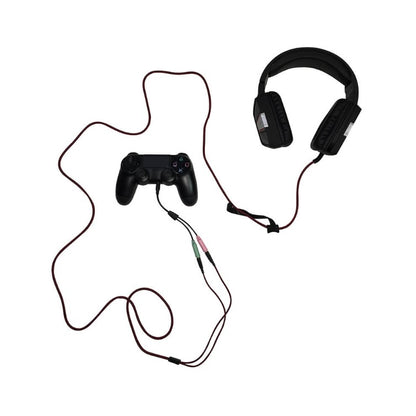 Inkopplingsbild på Viper Headset till gaming handkontroll
