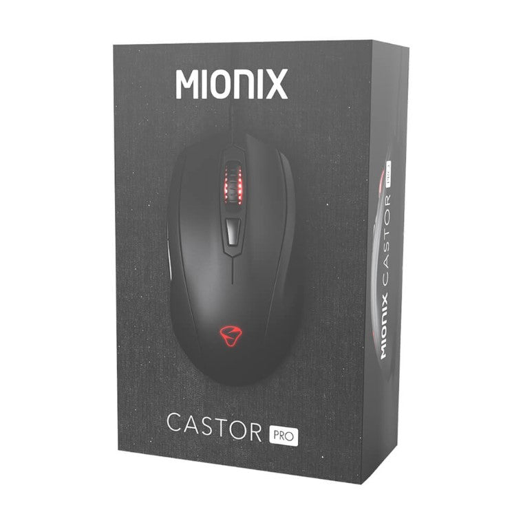 MIONIX CASTOR Pro Gamingmus Svart - Precision, Komfort & Prestanda
