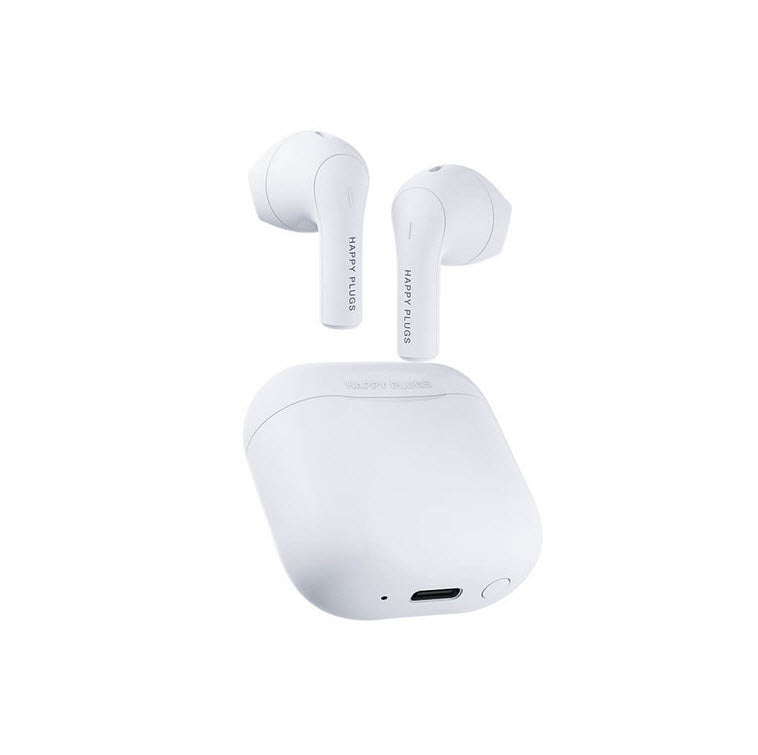 Vita Happy plugs joy in ear hörlurar och fodral baksidan type c laddning