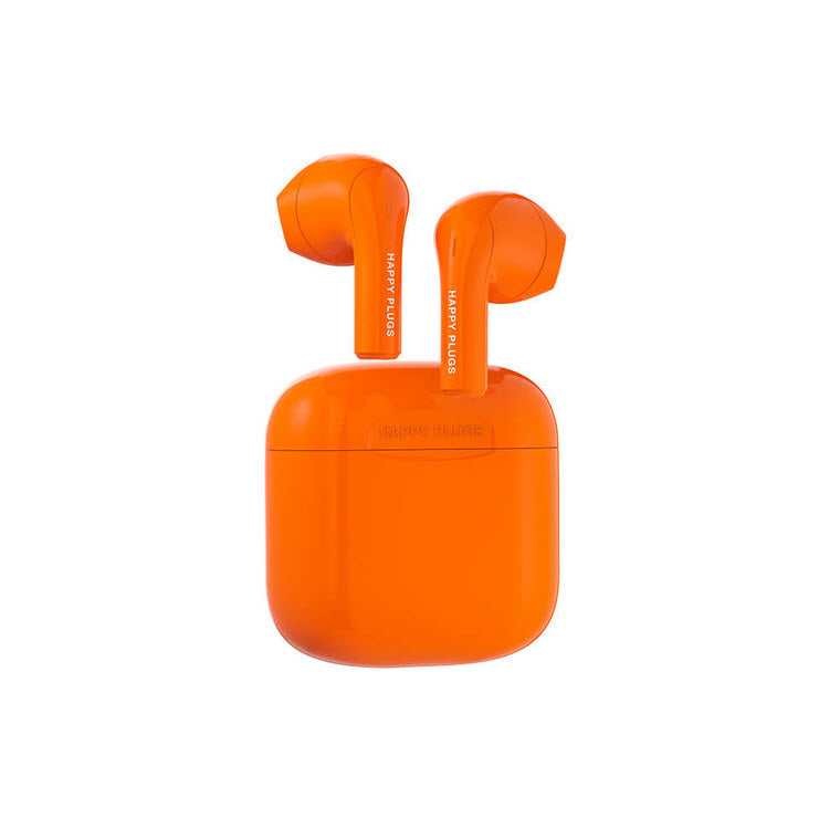 Orange Happy plugs joy in ear hörlurar och fodral