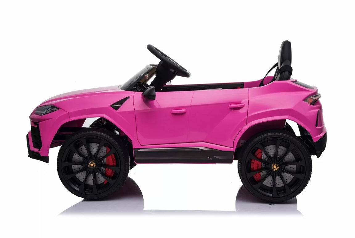 Lamborghini Urus elbil för barn 10.8V – med gummihjul, fjärrkontroll & lädersäte | Elbil barn
