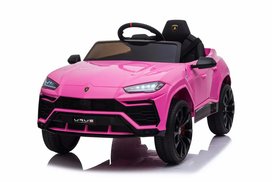Lamborghini Urus elbil för barn 10.8V – med gummihjul, fjärrkontroll & lädersäte | Elbil barn