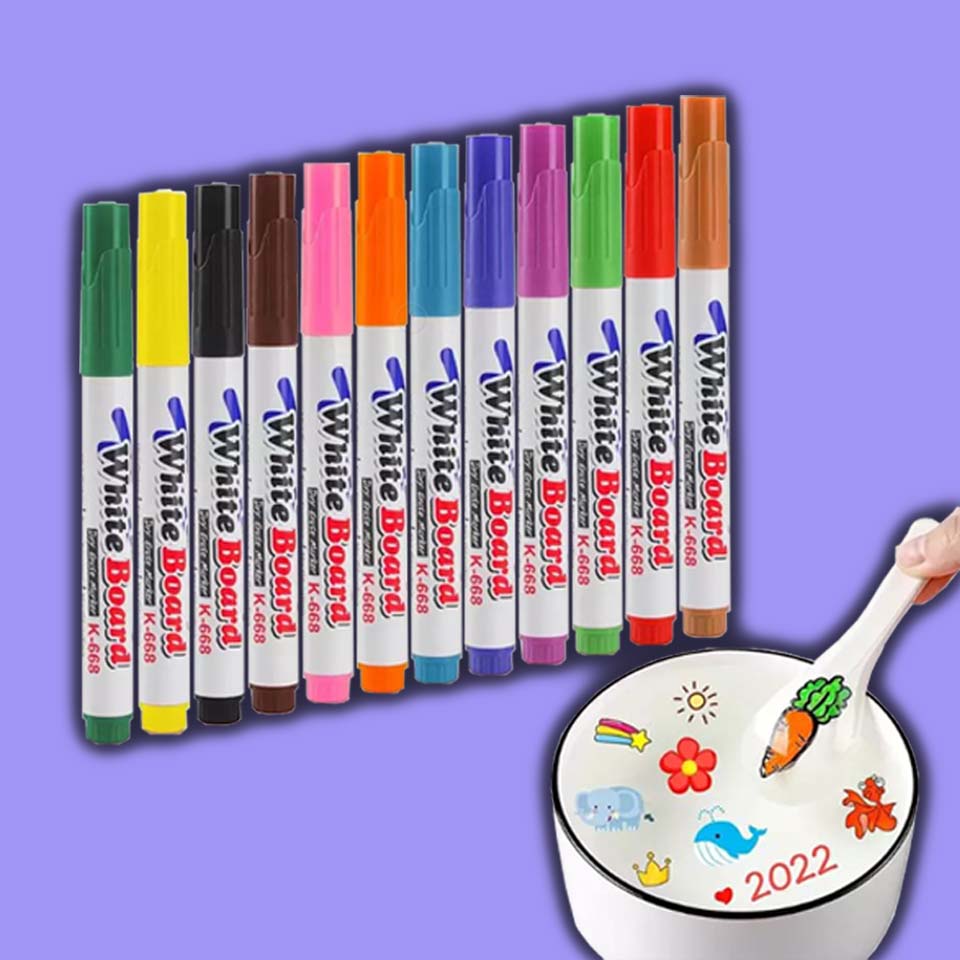 Magiska vatten pennor 12pack med sked perfekt för barnen