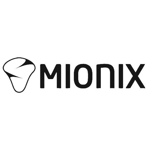 Logotype ifrån Mionix med vit bakgrund