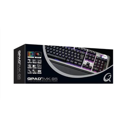 Förpackning utav QPAD tangentbord MK95