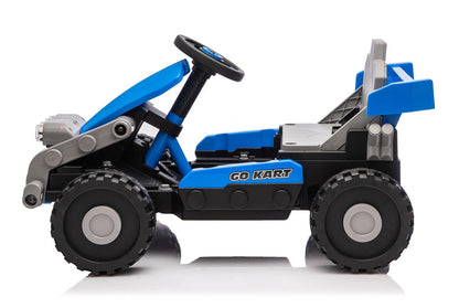 Transformers Ventura 2-i-1 barn elbil – Jeep & Gokart Blå