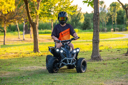Azeno Fyrhjuling 48V 1000W – kraftfull barn ATV med luftdäck  – För barn 10+ år