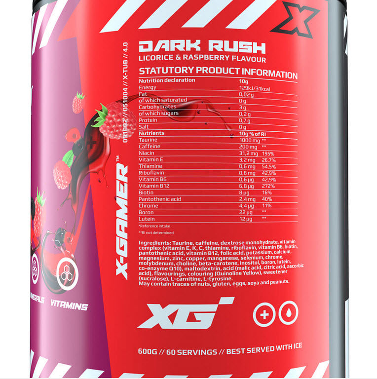 X-Tubz Dark Rush 600g