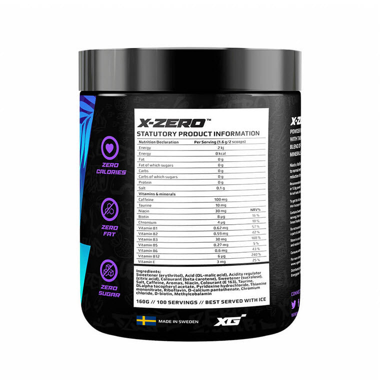 X-Zero 160 gram Blueberry & Coconut