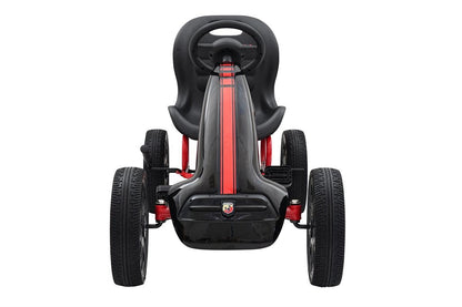 Abarth Gokart trampbil med gummihjul – För barn 3–8 år