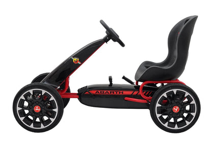 Abarth Gokart trampbil med gummihjul – För barn 3–8 år