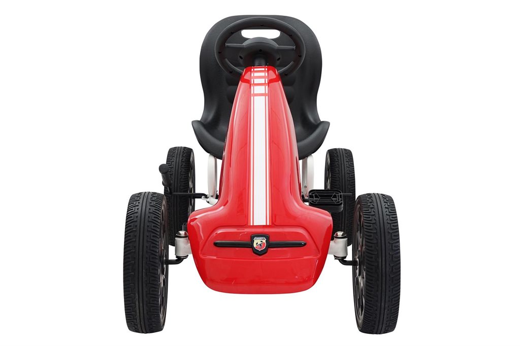 Abarth Go-Kart – trampbil med gummidäck och sportdesign - För barn 3–8 år