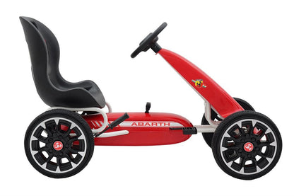 Abarth Go-Kart – trampbil med gummidäck och sportdesign - För barn 3–8 år