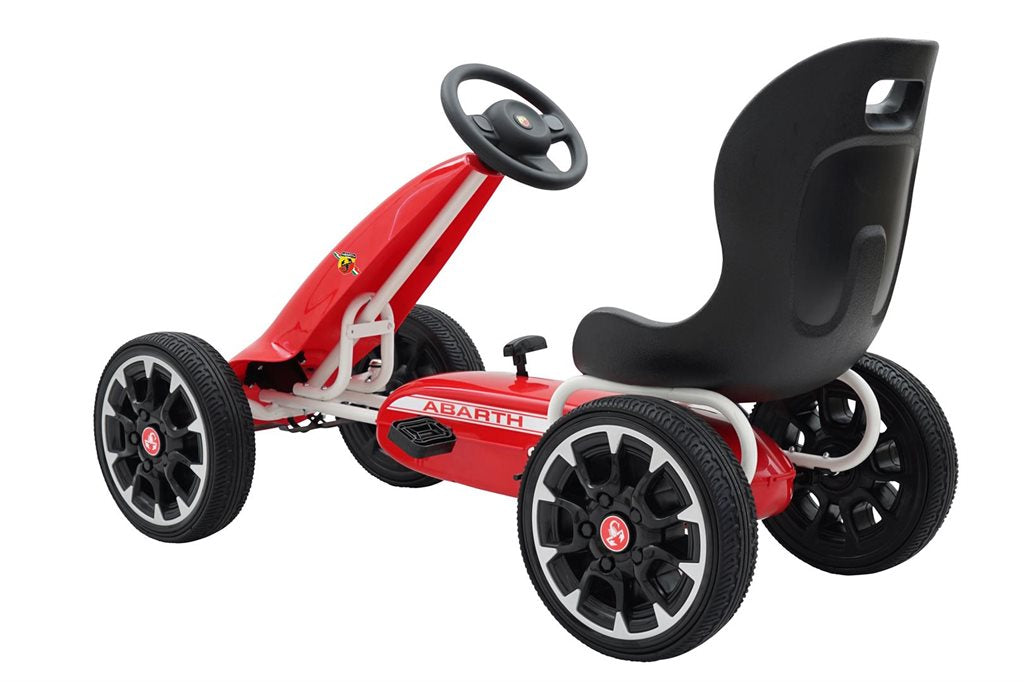 Abarth Go-Kart – trampbil med gummidäck och sportdesign - För barn 3–8 år