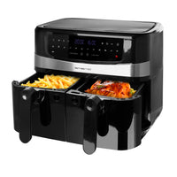 EMERIO Digital Airfryer 2x4,5l  – Hälsosam och effektiv matlagning för hela familjen