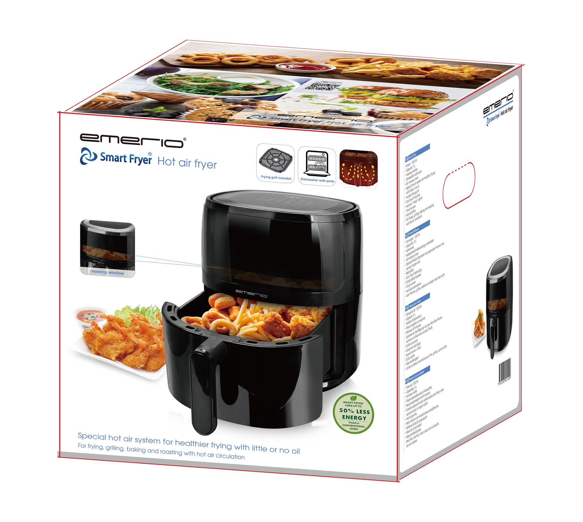 EMERIO Varmluftsfritös – produktbild 4