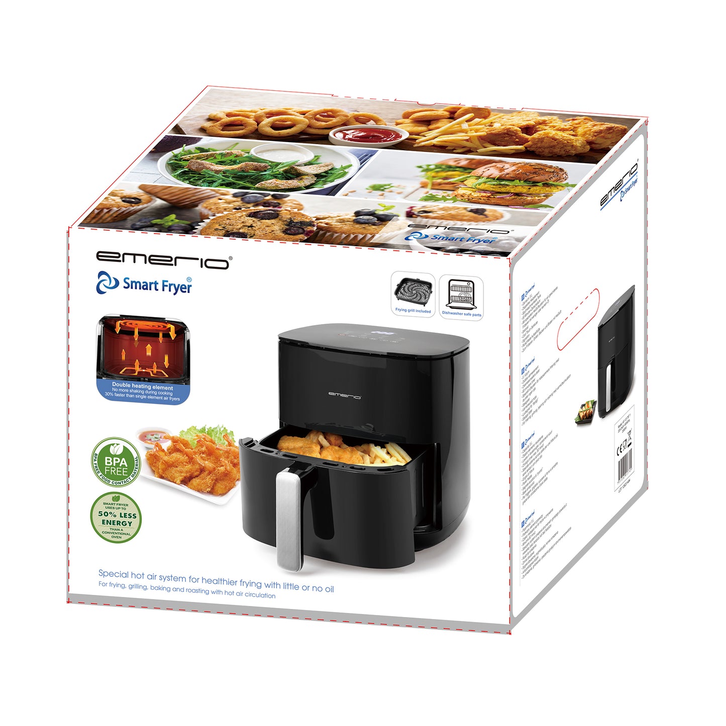 EMERIO Digital varmluftsfritös – produktbild 5