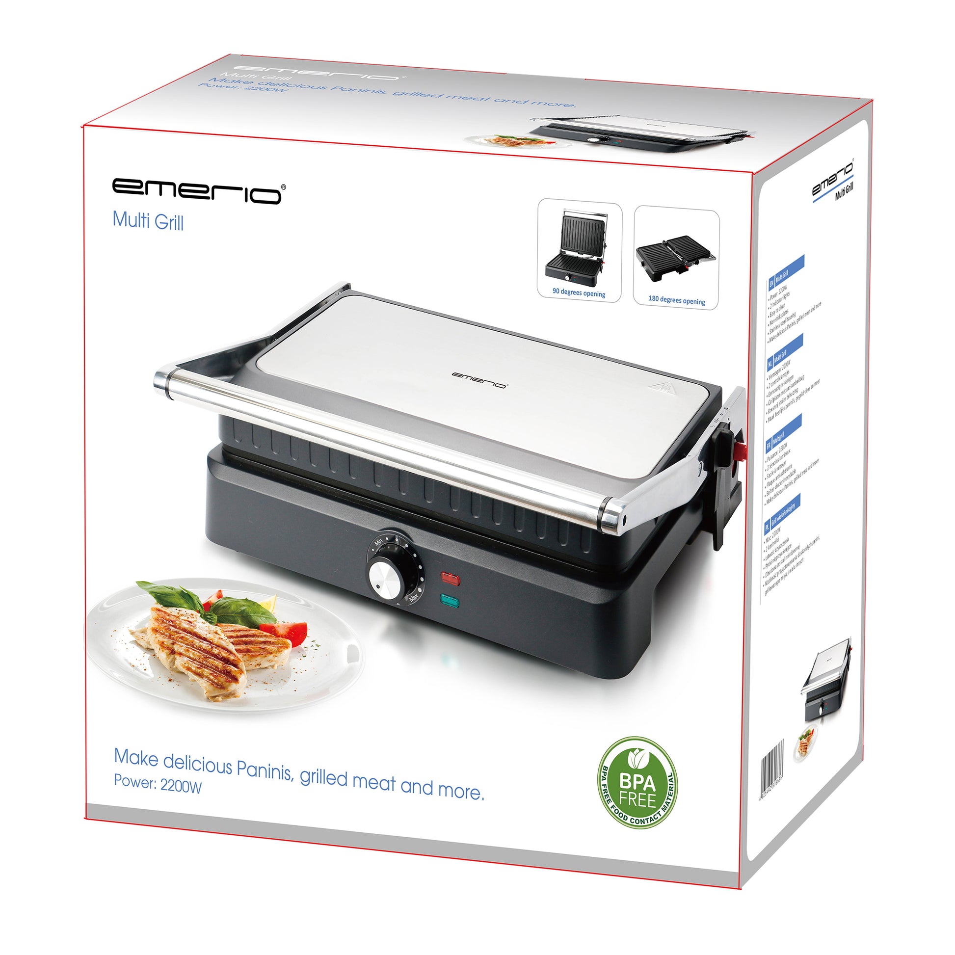 EMERIO Kontaktgrill – produktbild 4