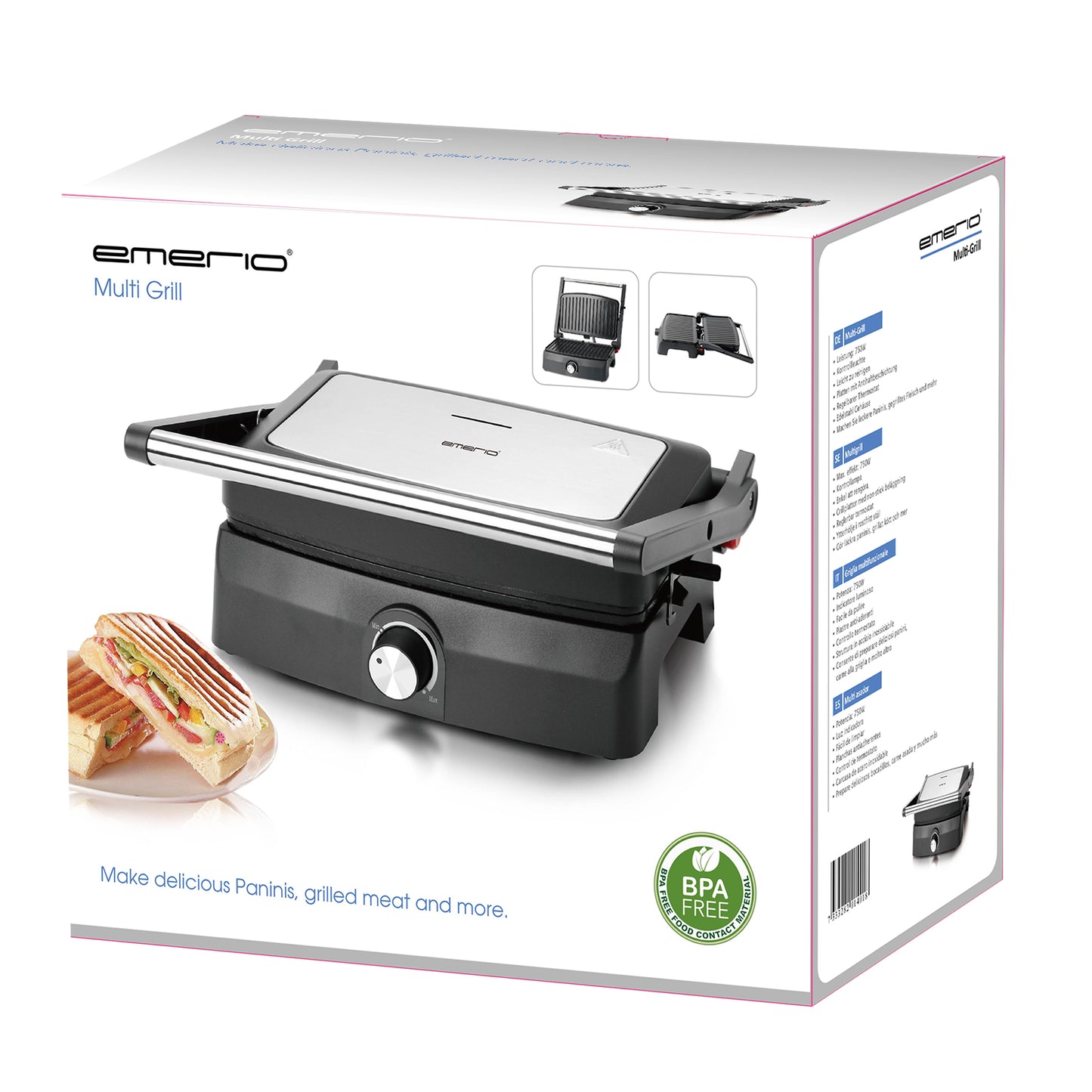EMERIO Kontaktgrill – produktbild 5