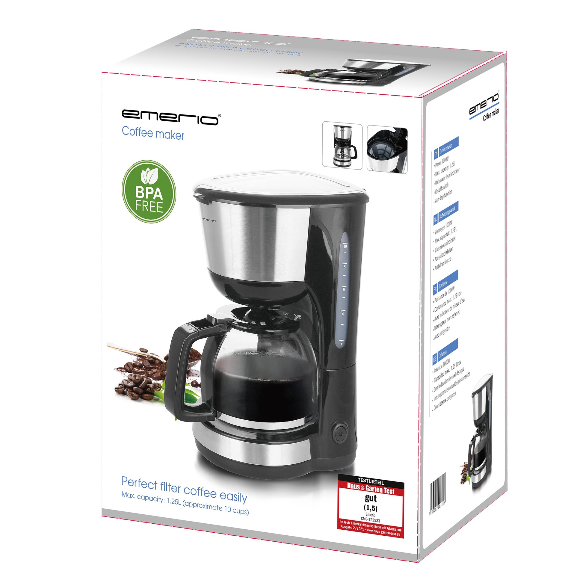 EMERIO Kaffebryggare – produktbild 4