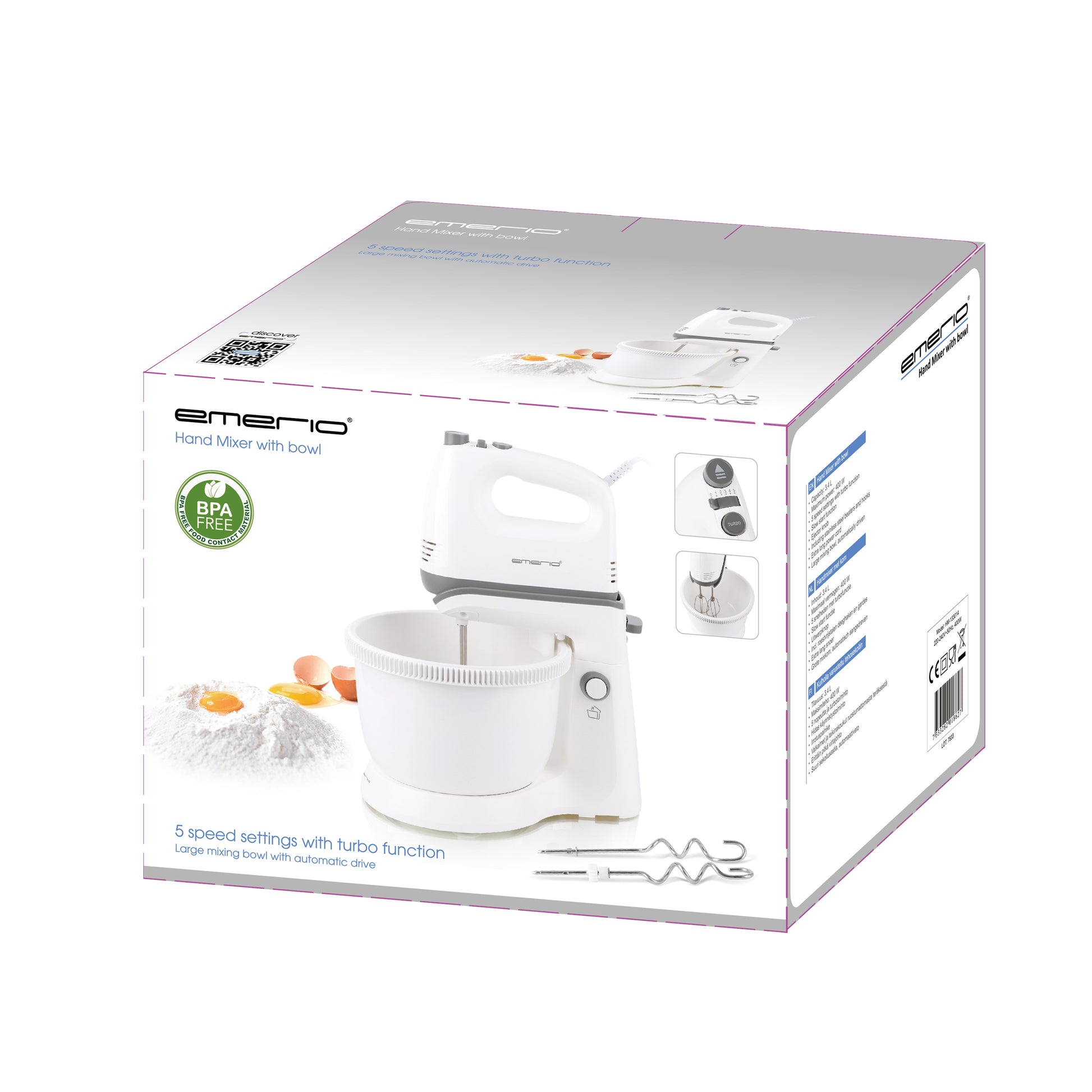 EMERIO Elvisp med bunke – produktbild 5