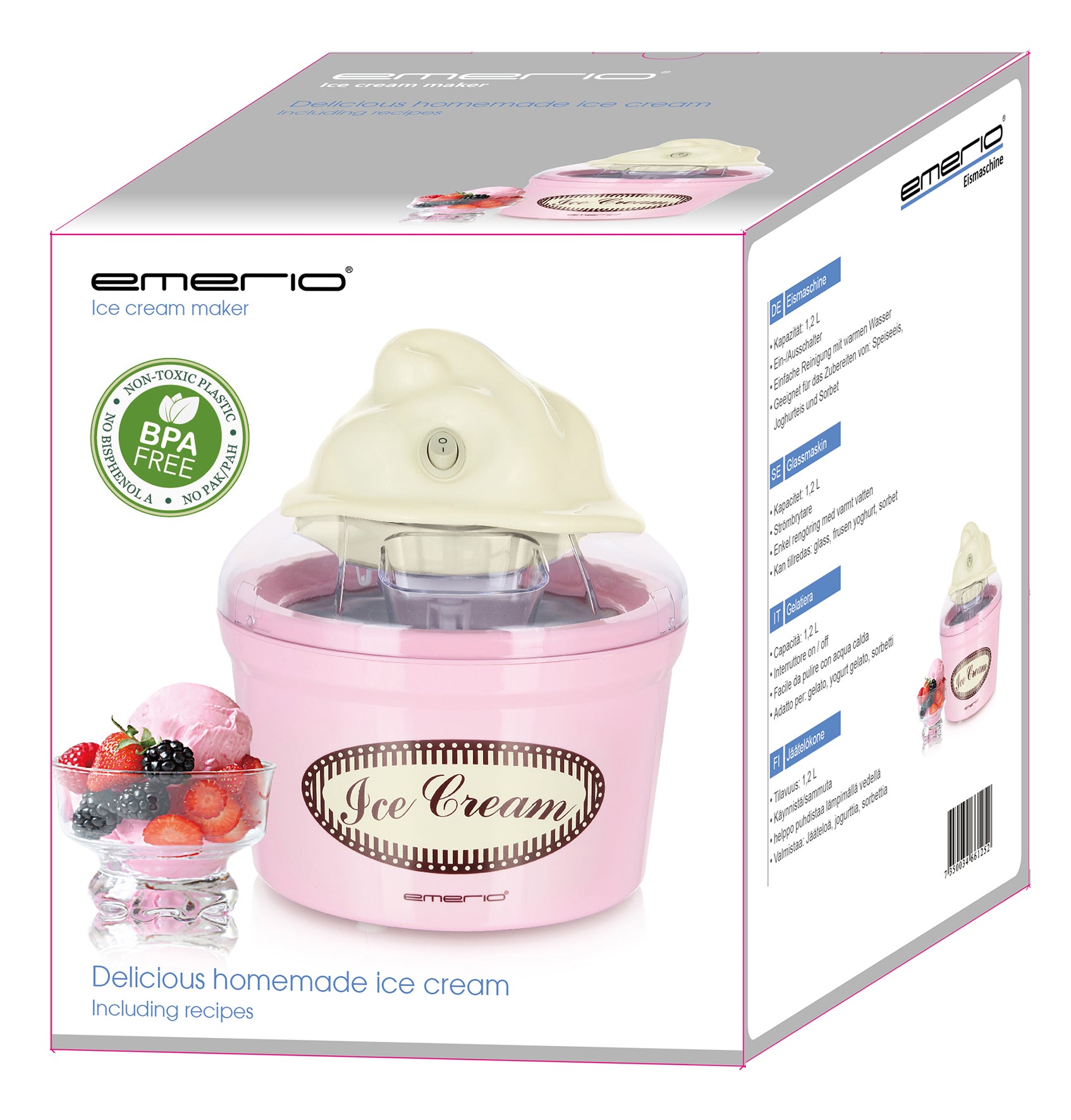 EMERIO glassmaskin – produktbild 2
