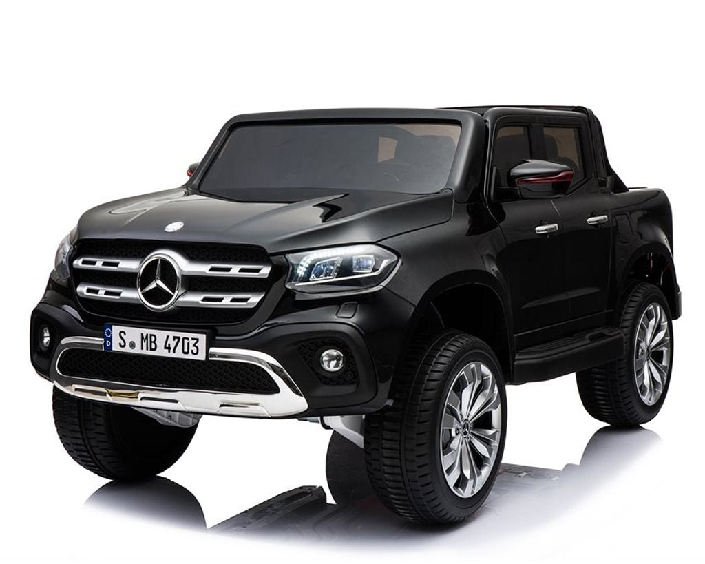 Mercedes X-Class elbil för barn 4x4 – 2-sits, gummihjul & fjärrkontroll