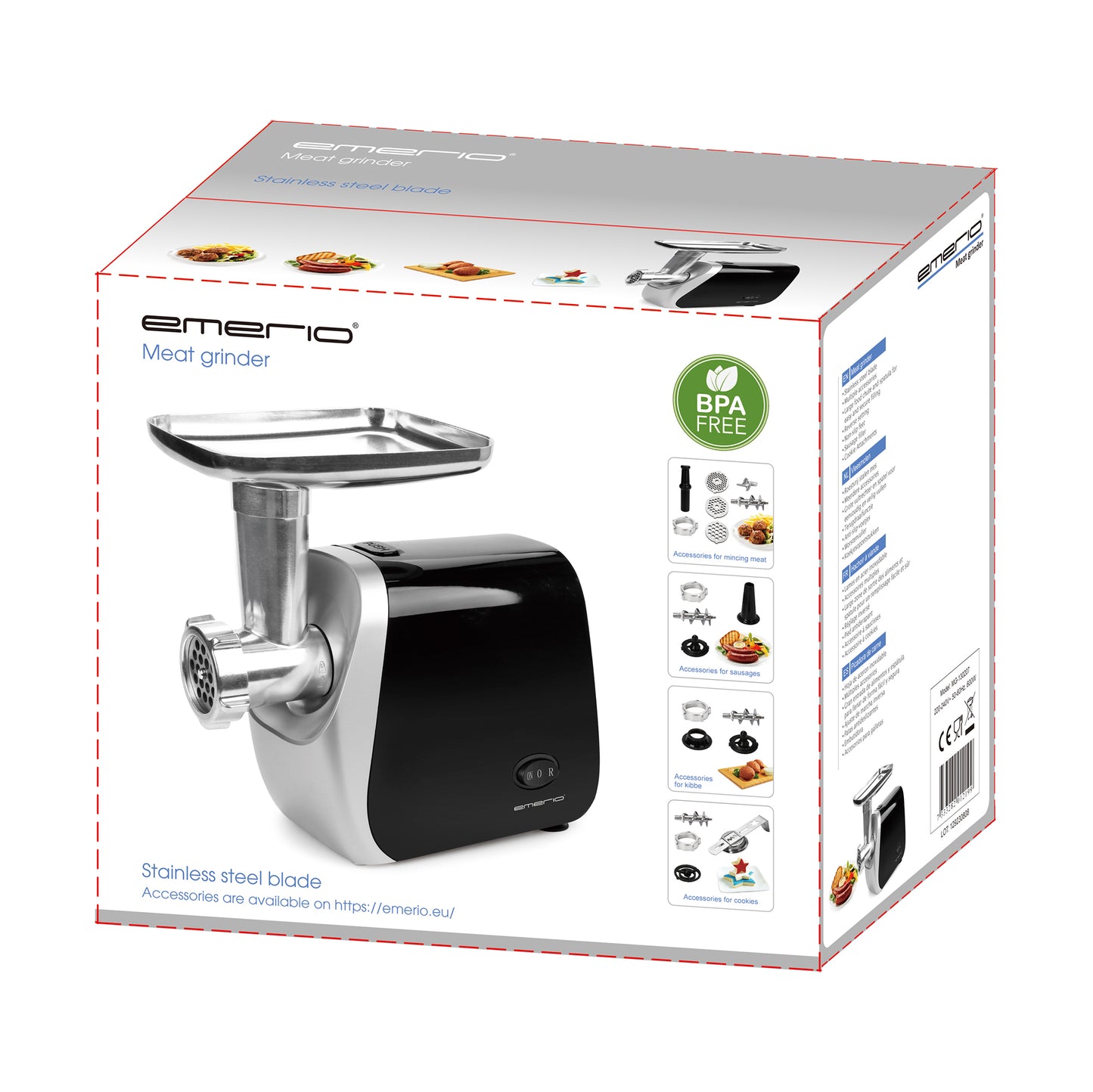 EMERIO Köttkvarn – produktbild 4