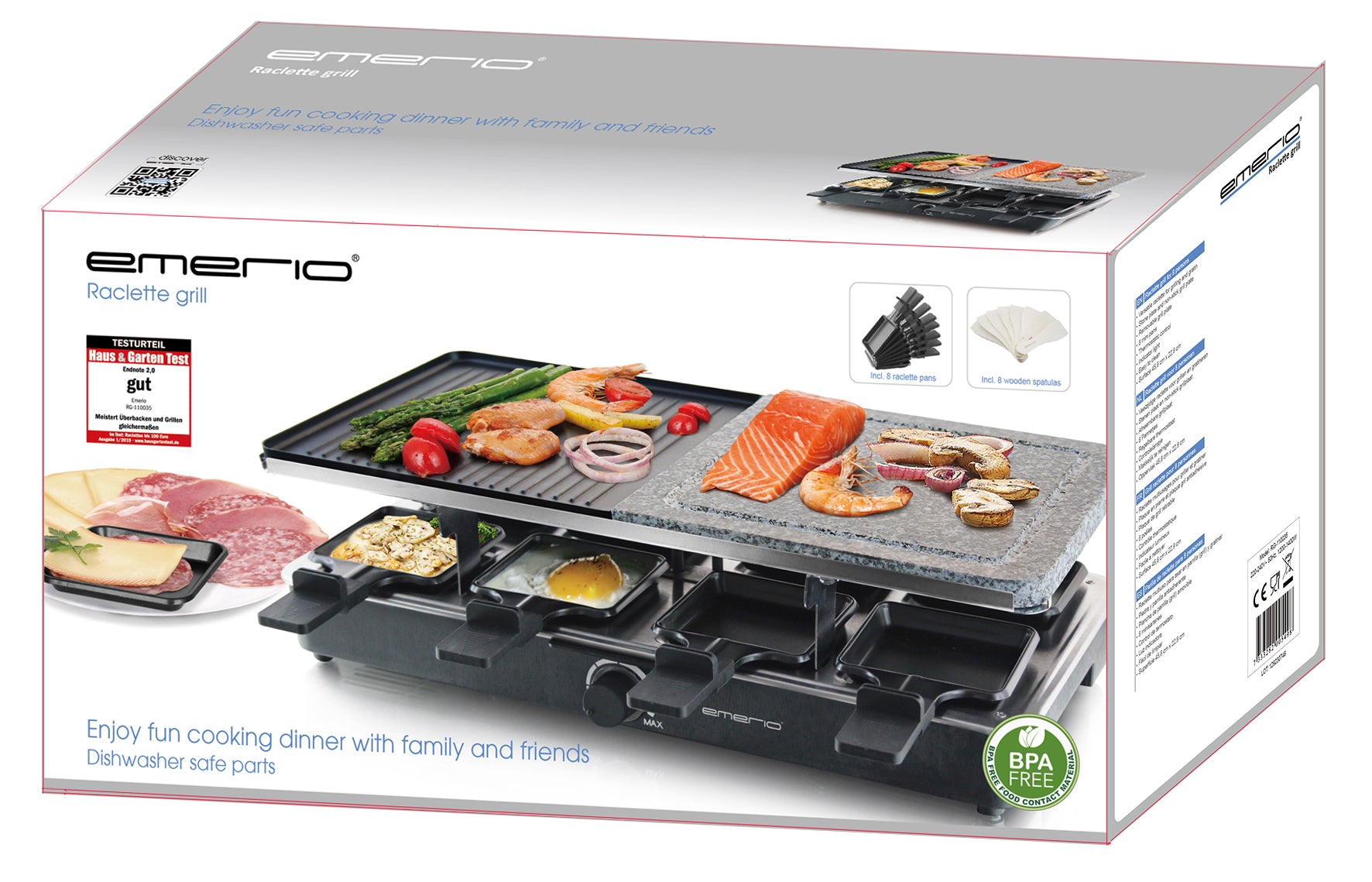 EMERIO Raclettegrill – produktbild 5