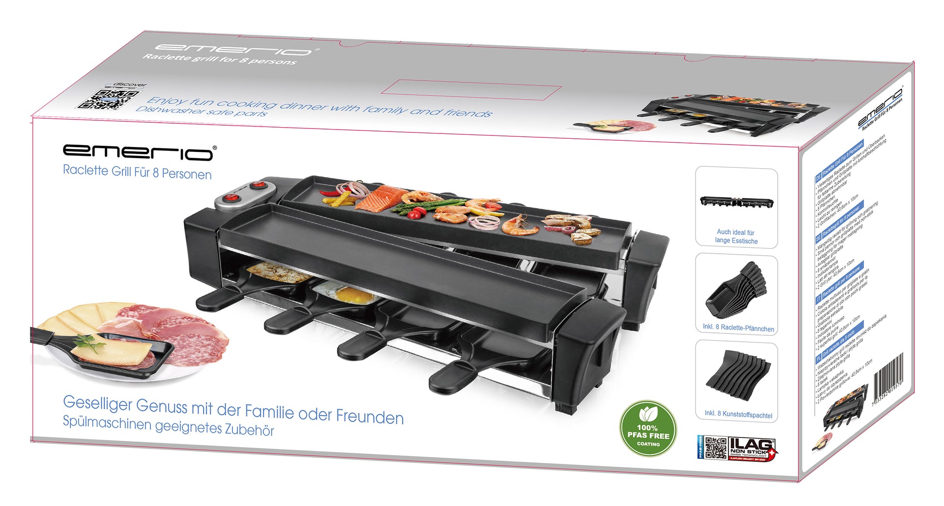 EMERIO Raclettegrill – produktbild 3