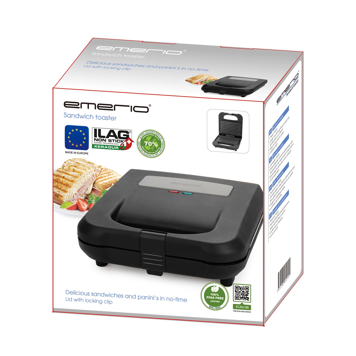 EMERIO Smörgåsgrill – produktbild 5