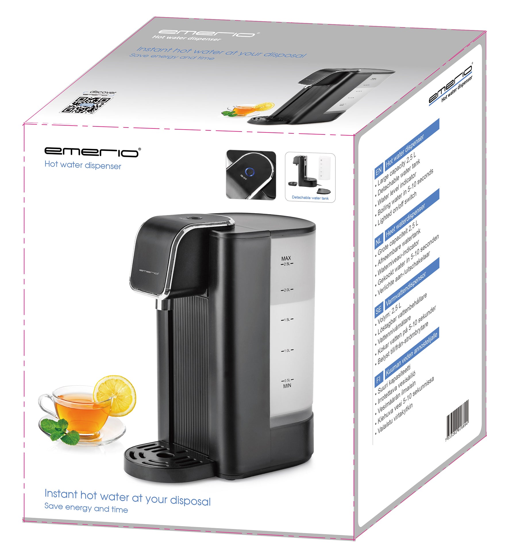 EMERIO Vattendispenser – produktbild 3