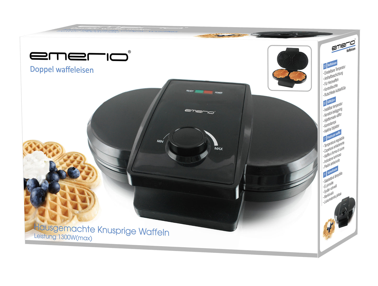 EMERIO Våffeljärn – produktbild 4
