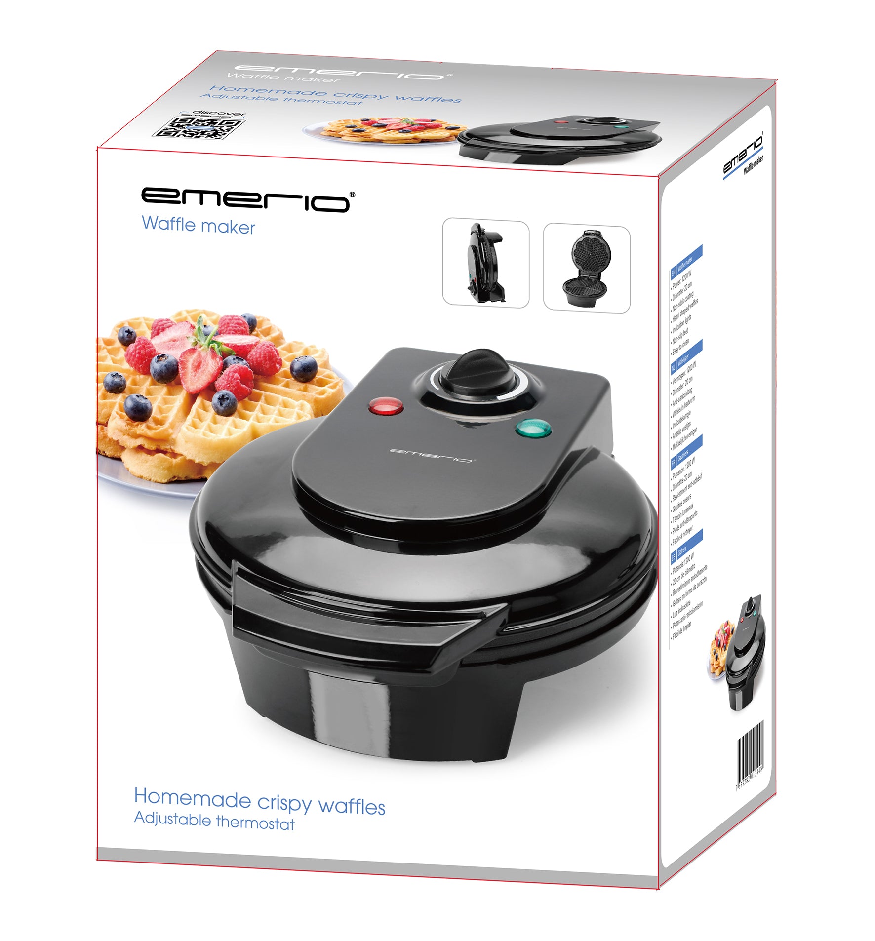 EMERIO Våffeljärn – produktbild 5
