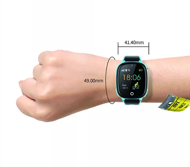 Smartwatch barn i 3 olika kulörer storlek