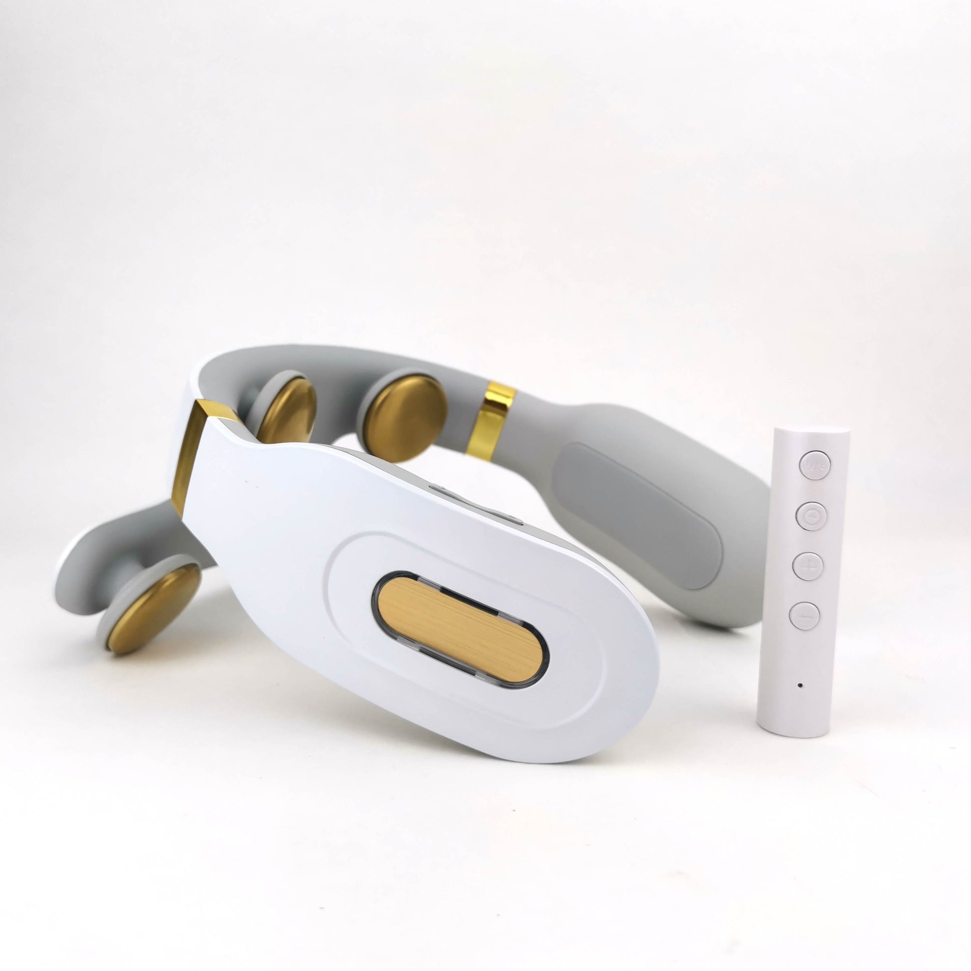 Nackmassage med TENS & EMS-terapi, 1500mAh batteri, 15massagelägen, vikt 200g och laddning via type c