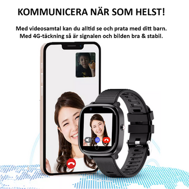Smartwatch med 4g och sosknapp perfekt för barn 