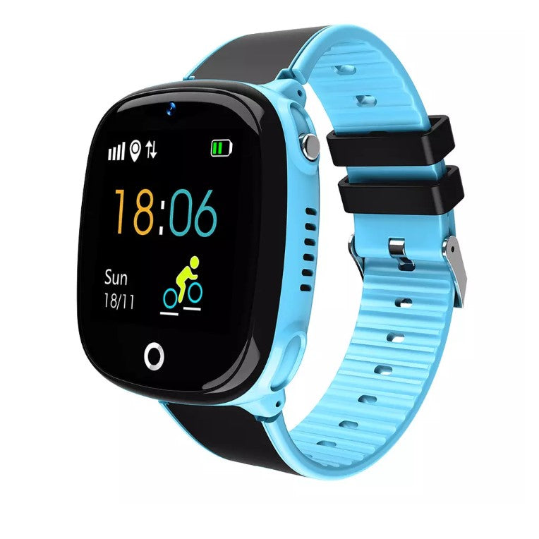 Smartwatch klocka för barn & vuxna GPS funktion 3färger blå